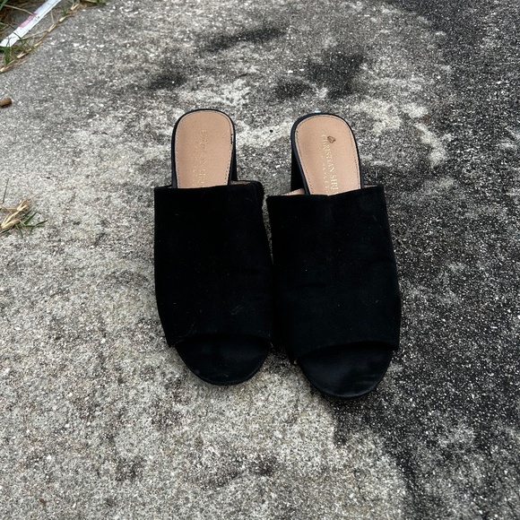 Black heel mule - Picture 6 of 7